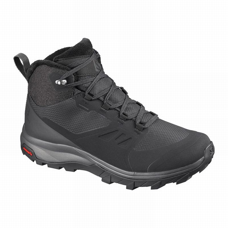 Salomon OUTSNAP CLIMASALOMON™ WATERPROOF Botas De Invierno Mujer - Negras - Colombia (18025-COHG)